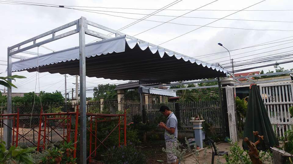 Mái hiên di động ở Bắc Giang