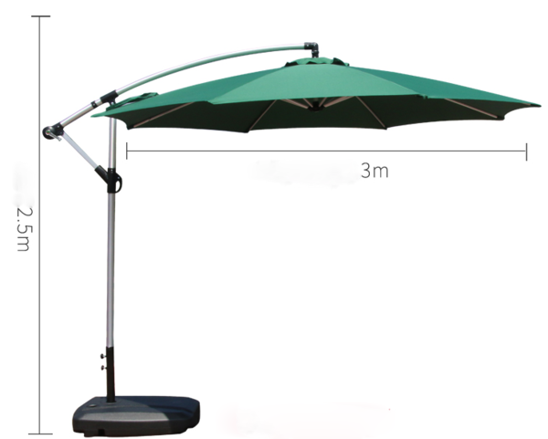 Cấu tạo dù lệch tâm