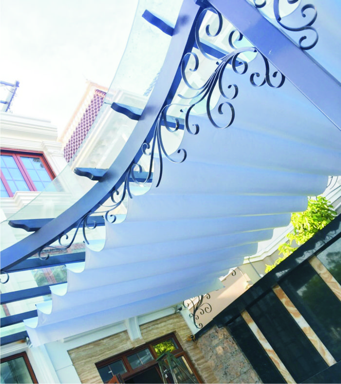 Mẫu mái bạt kéo đẹp