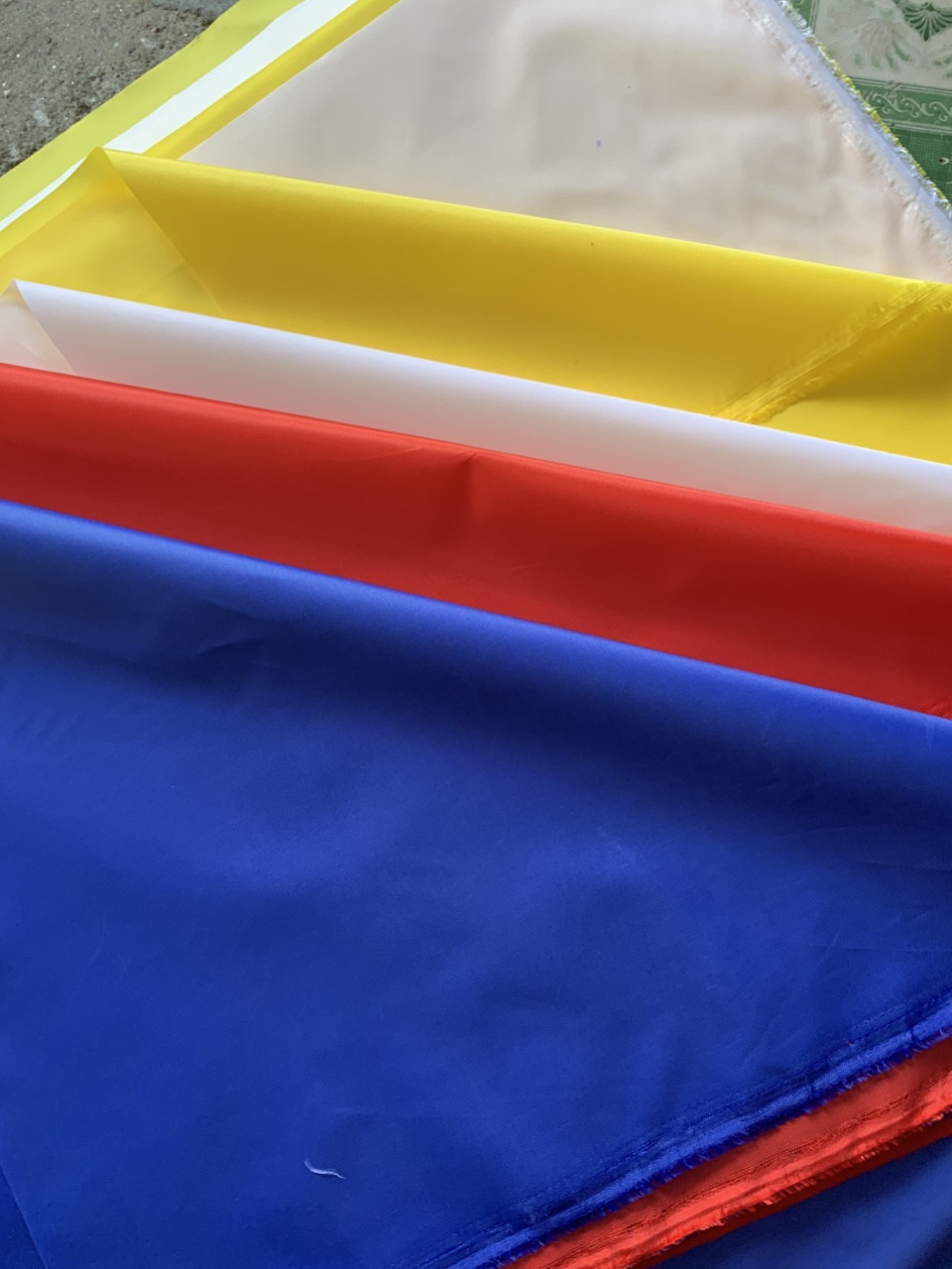 Vải dù sự kiện