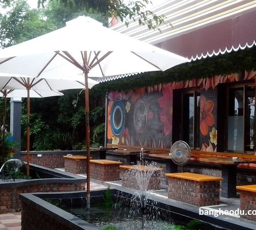 Dù che nắng mưa lệch tâm vuông