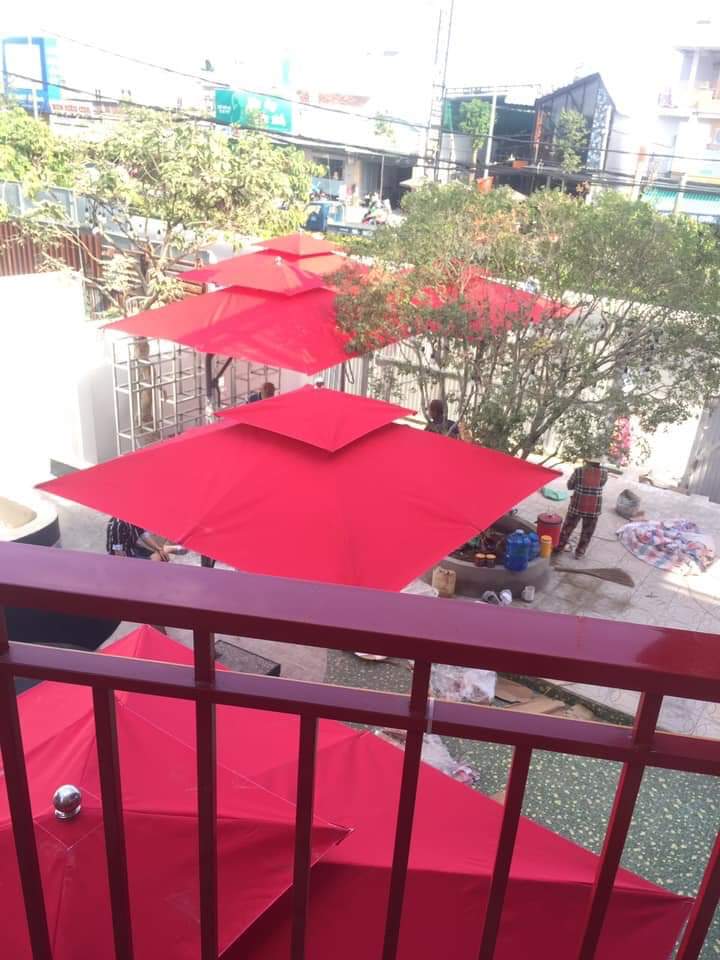 Ô dù che nắng mưa dù lệch tâm