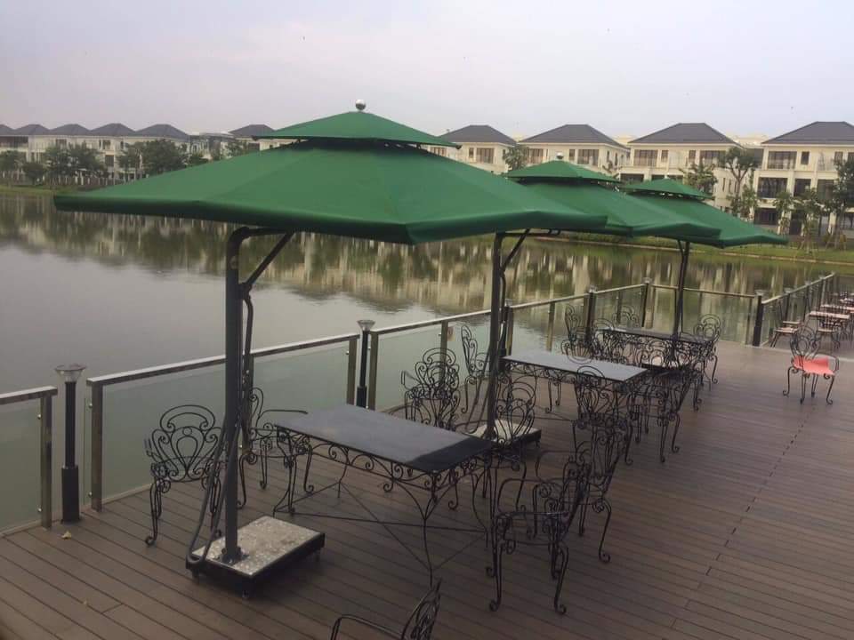 Ô dù che nắng mưa dù lệch tâm