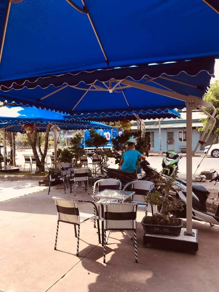 Ô dù che nắng mưa dù lệch tâm